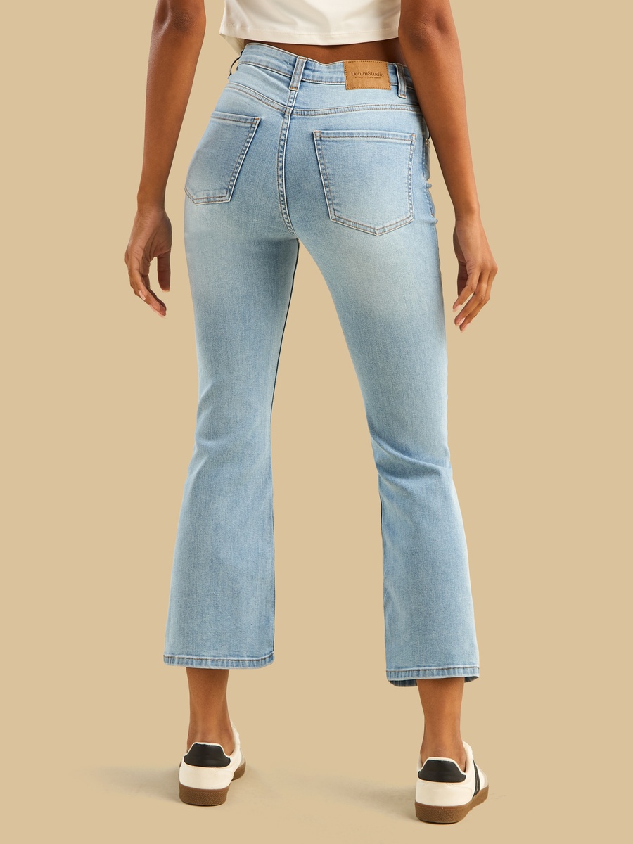 Cropped Flared Jeans