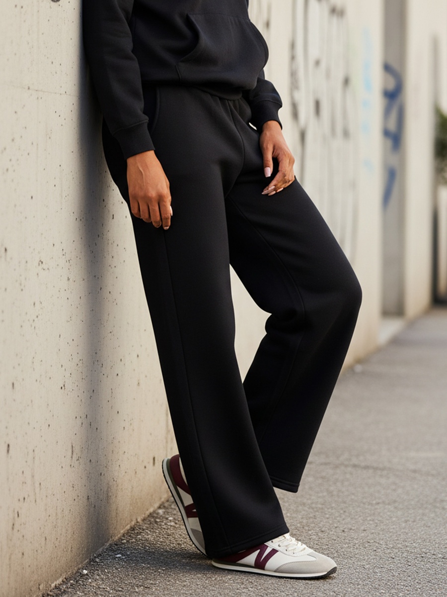 Wide Leg Track Pants