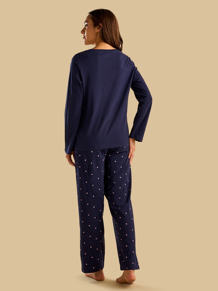 Polka Dot Print Pyjama Set