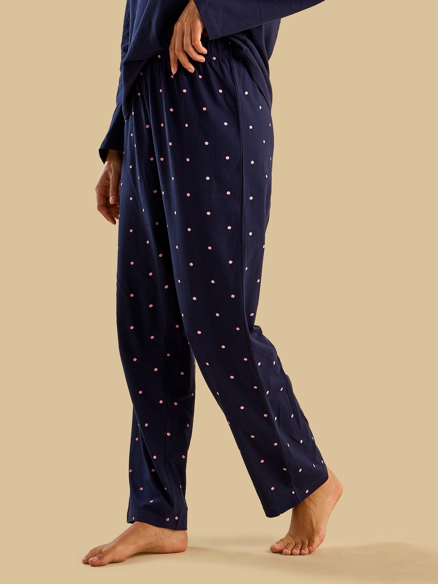Polka Dot Print Pyjama Set