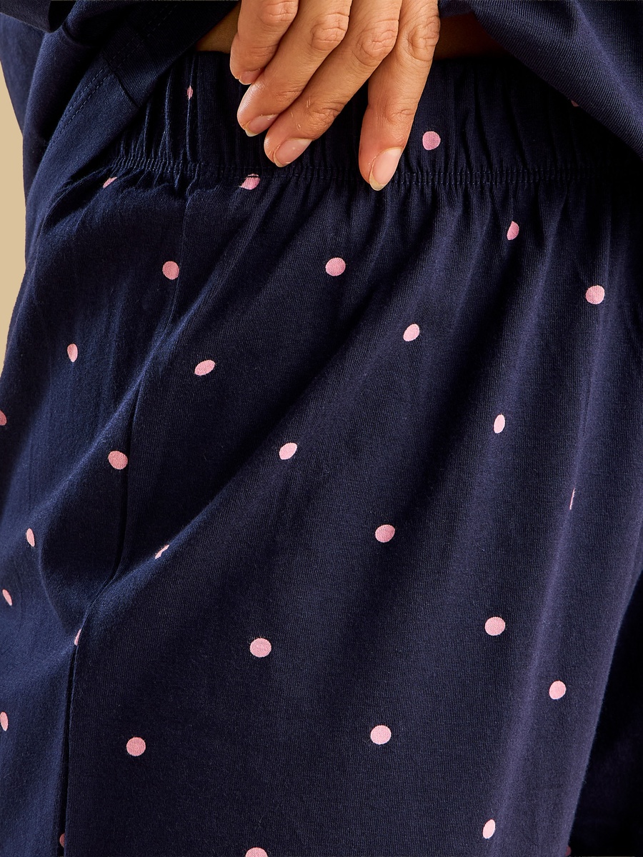 Polka Dot Print Pyjama Set