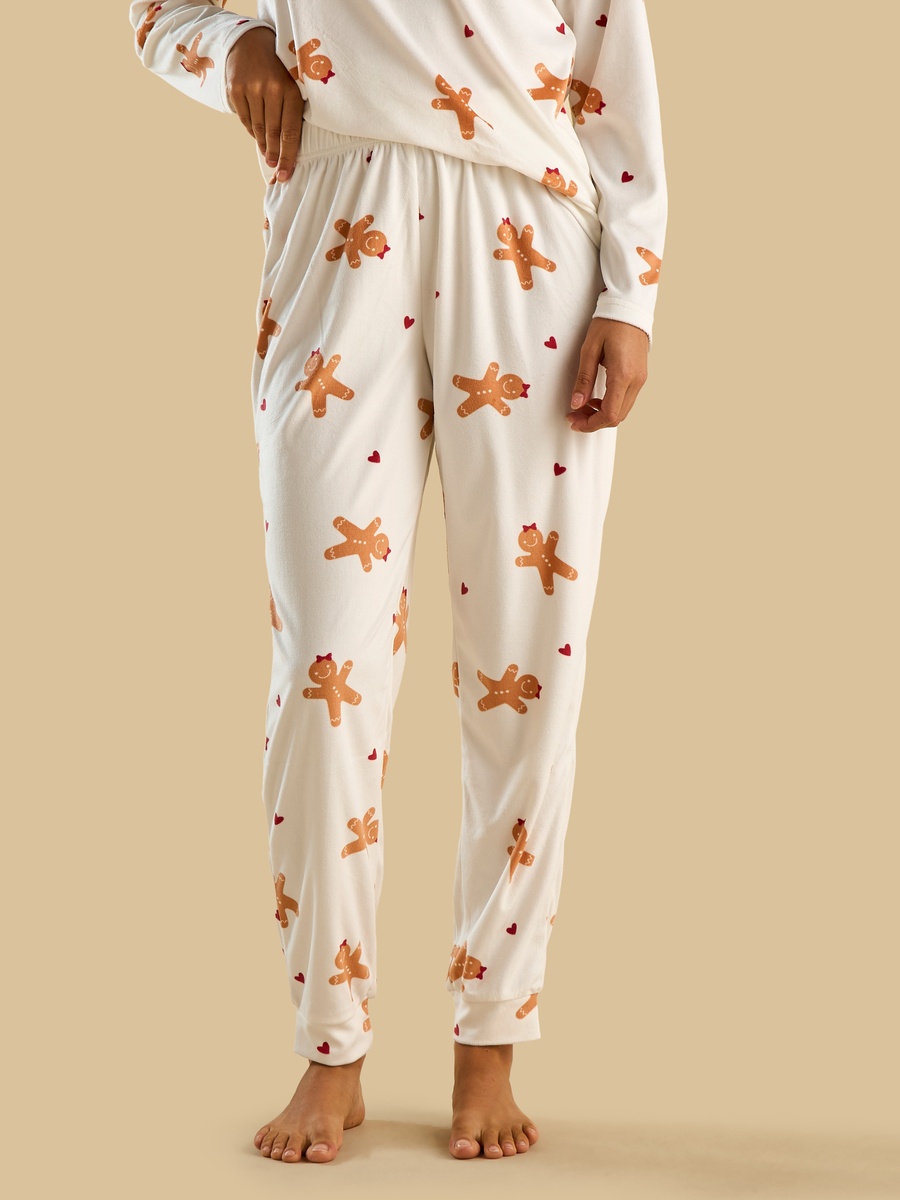 Gingerbread Print Pyjama Set