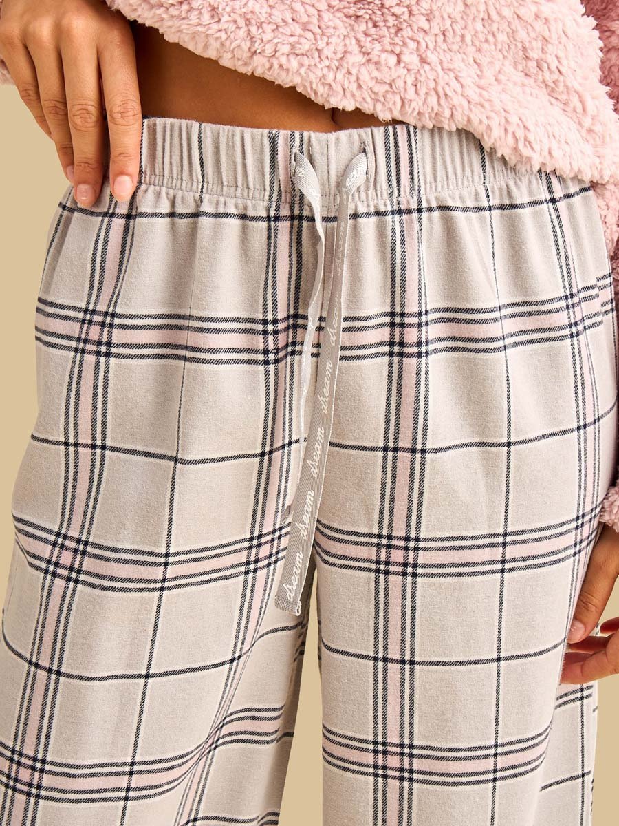 Fleece Textured Pyjama Set