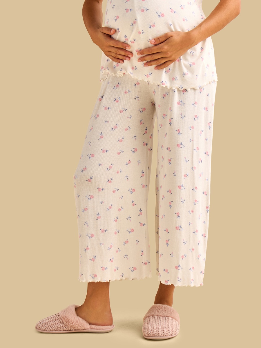 Floral Print Maternity Pyjama Set