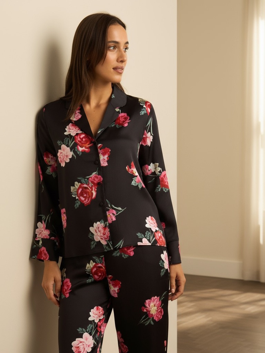 Floral Print Pyjama Set