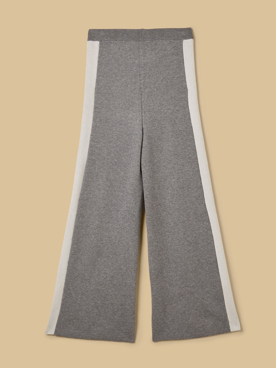 Panelled Wide Leg Pants
