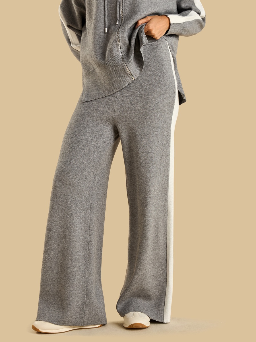 Panelled Wide Leg Pants
