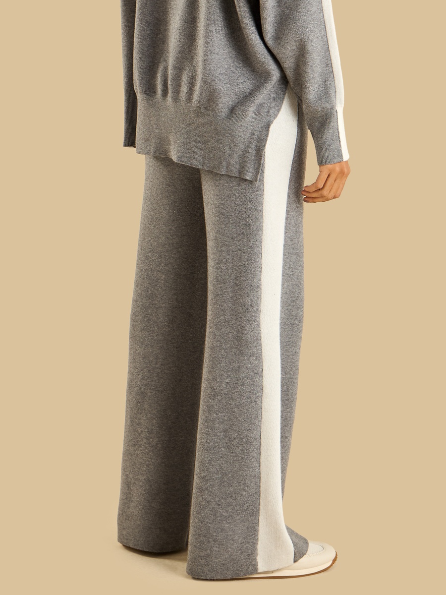 Panelled Wide Leg Pants