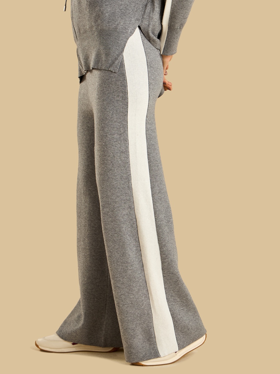 Panelled Wide Leg Pants