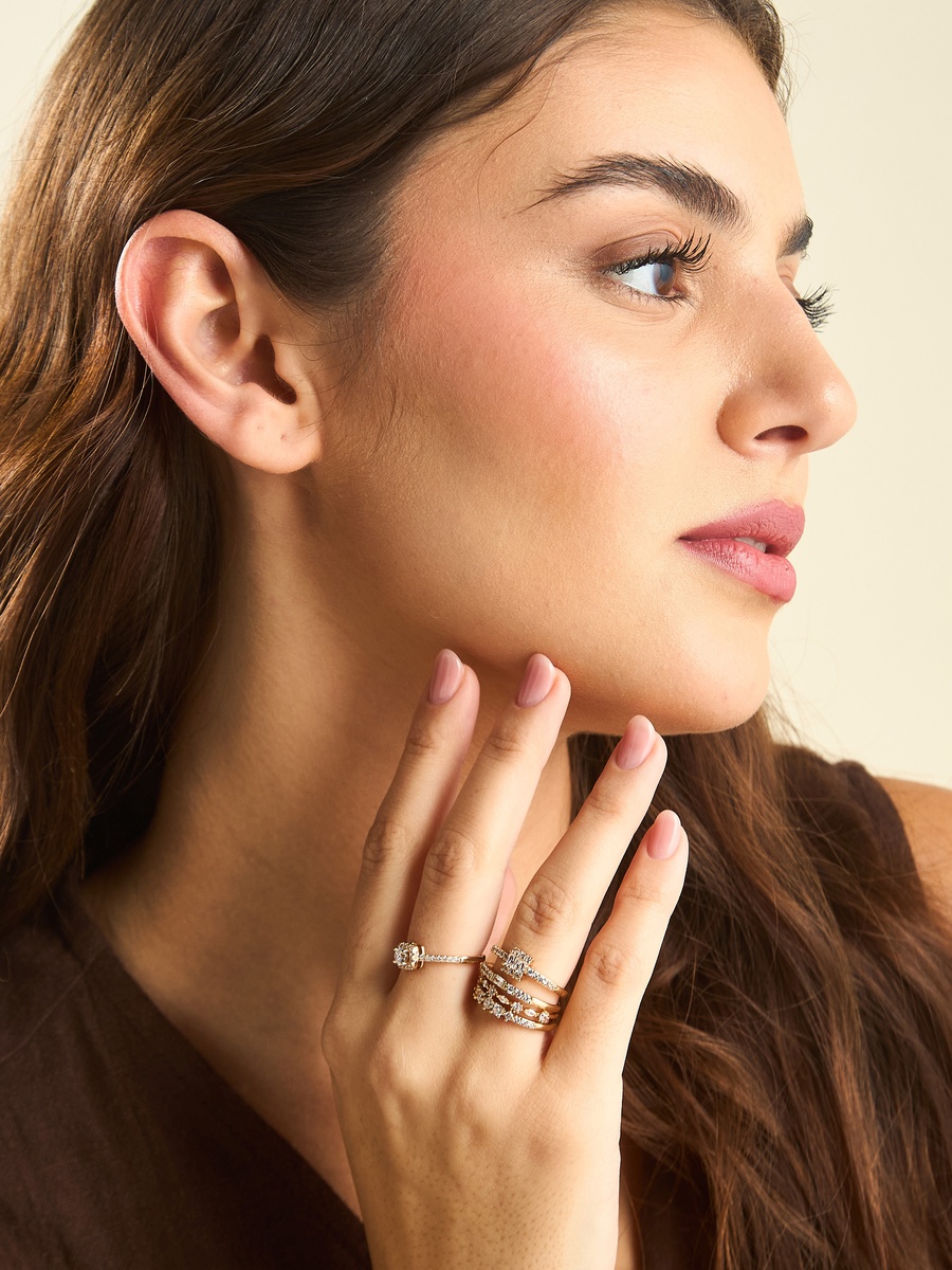 Pack of 5 - Embellished Ring