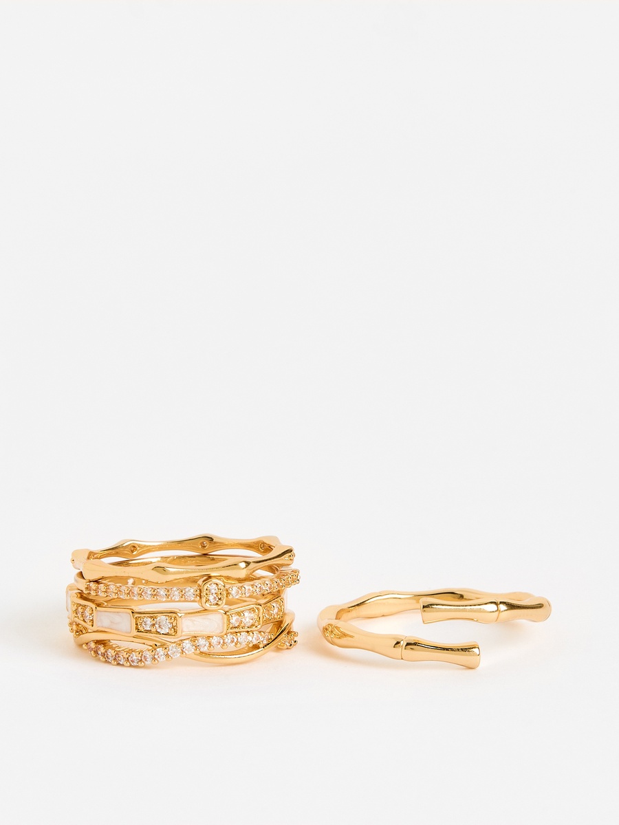 Pack of 5 - Embellished Ring