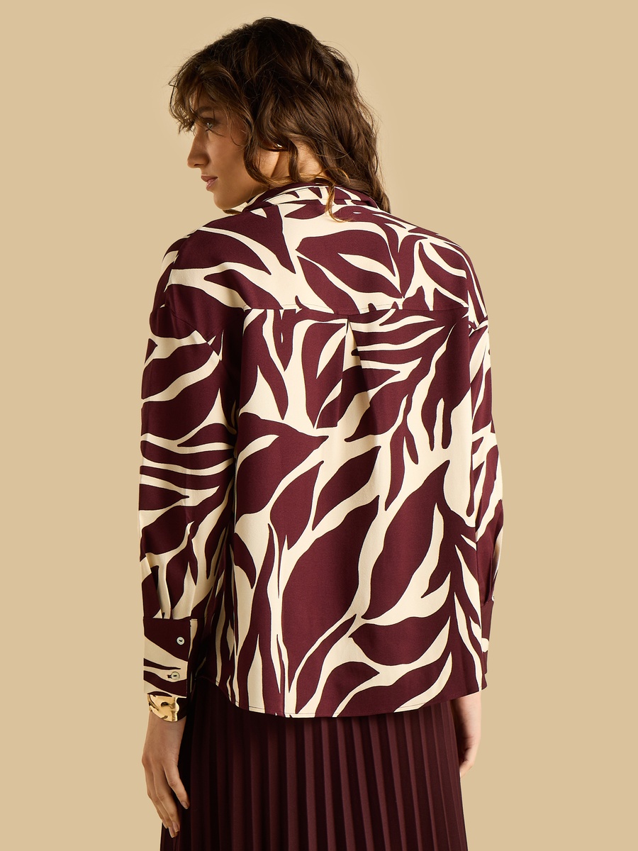 Printed Crepe Shirt