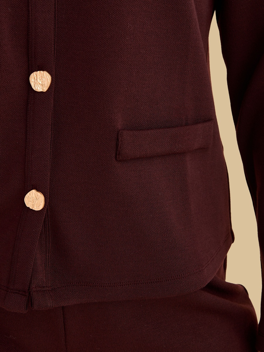 V Neck Shirt with Welt Pocket