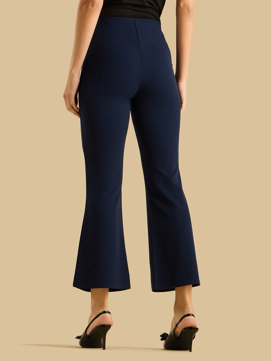 Centre Seam Flared Leg Pants