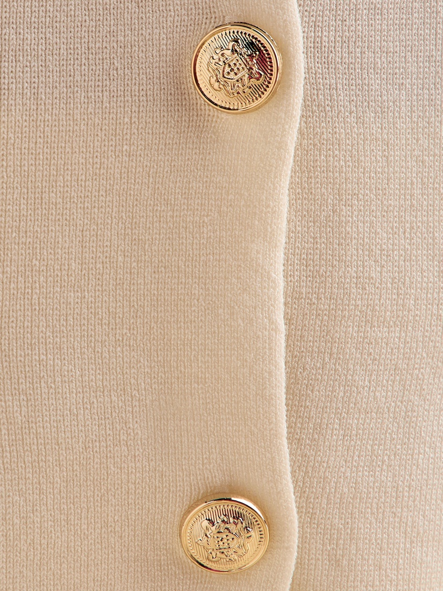 Button Accent 4-Pocket Cardigan
