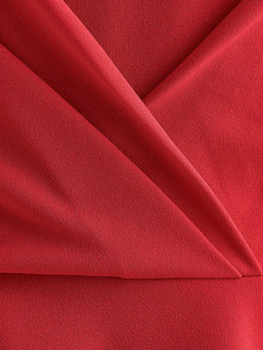 Pleated Peplum Top
