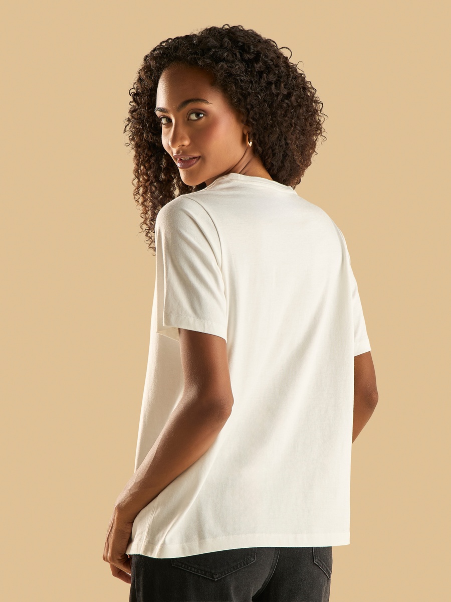 Bow Embellished T-Shirt