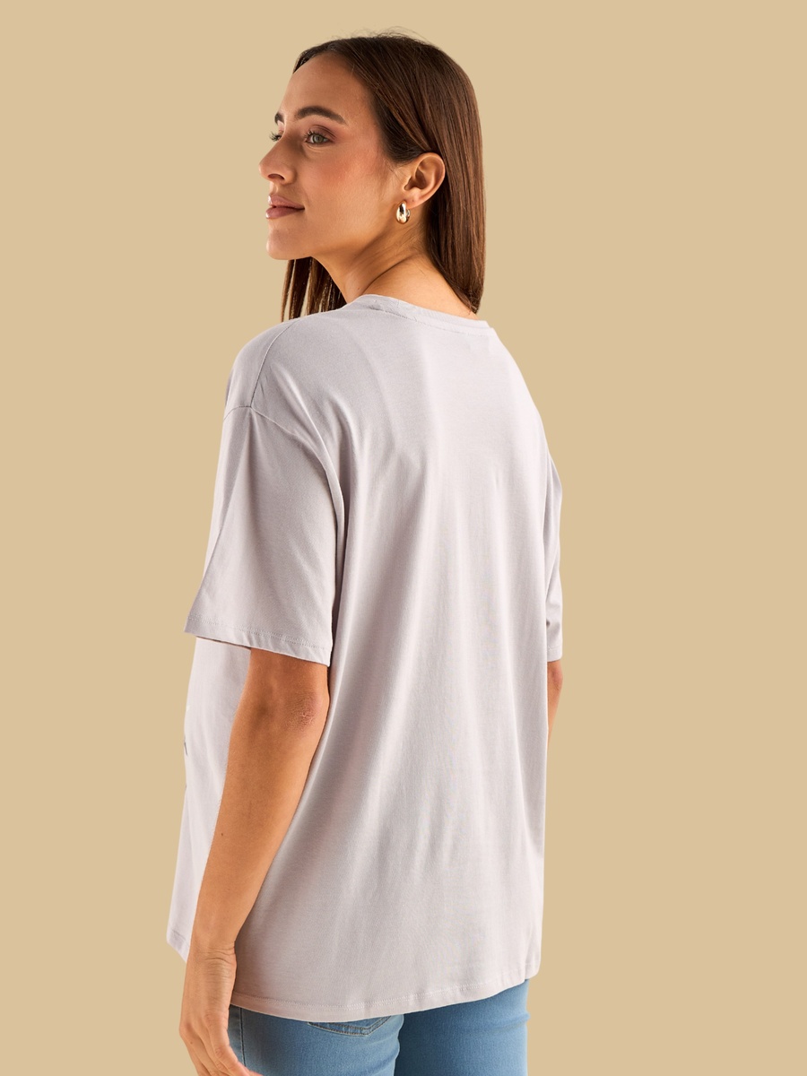 Graphic Print Maternity T-Shirt