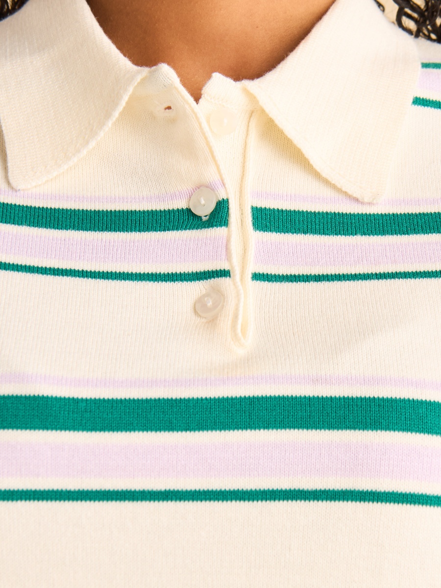 Striped Polo T-Shirt