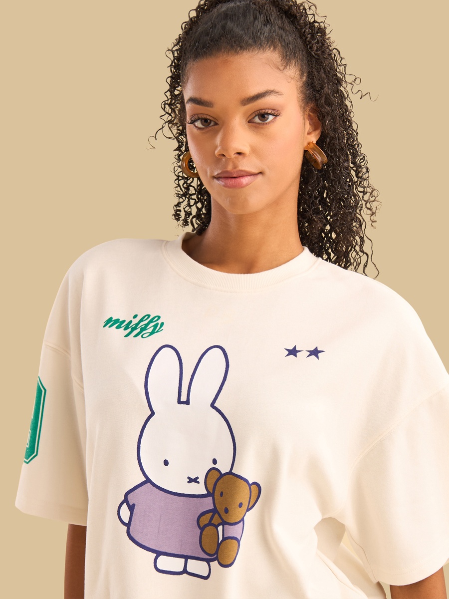 Miffy Print Boxy T-Shirt