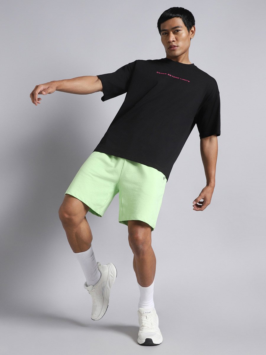 Men Lime Dance Brand Carrier Shorts