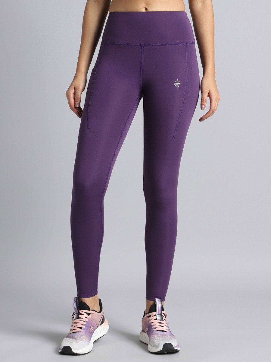 Women Do It All Purple Performance Leggings