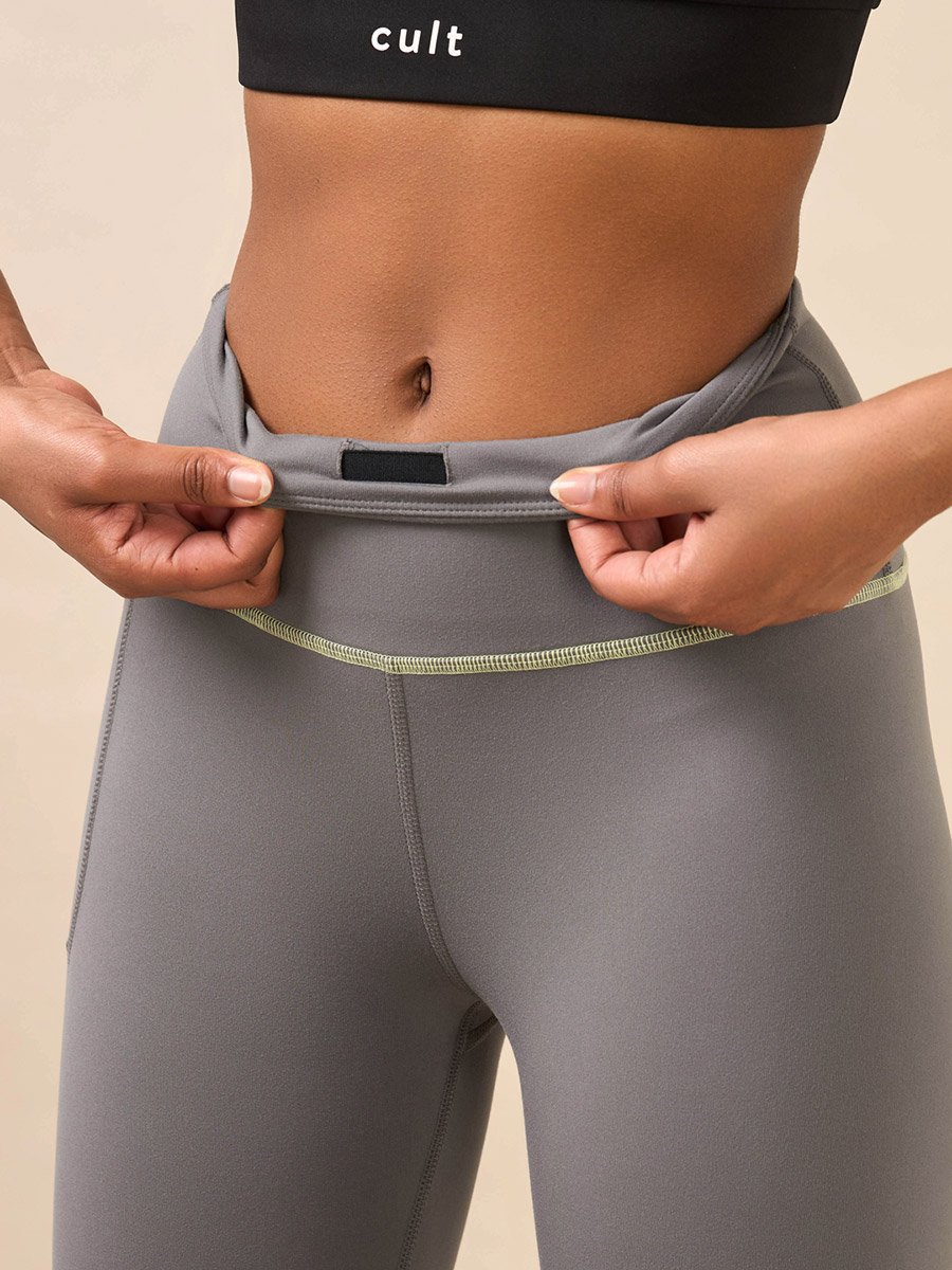 Women Grey Core Performance Leggings