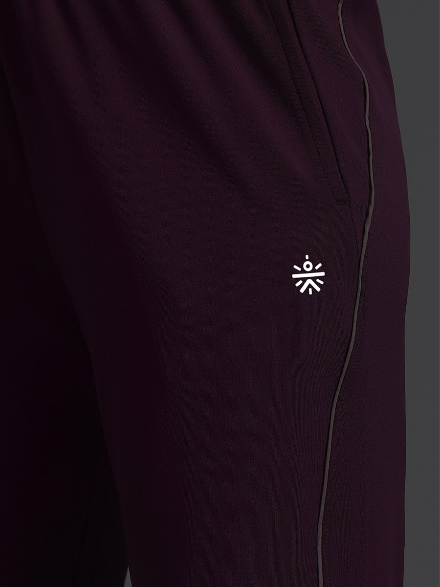 Women Wine Run Forward Joggers