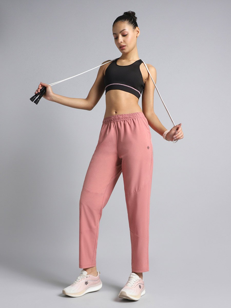 Women Pink Training Sculpted Trackpants