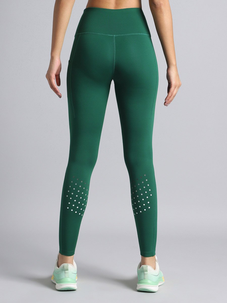 Women Green Ultimate Run Leggings