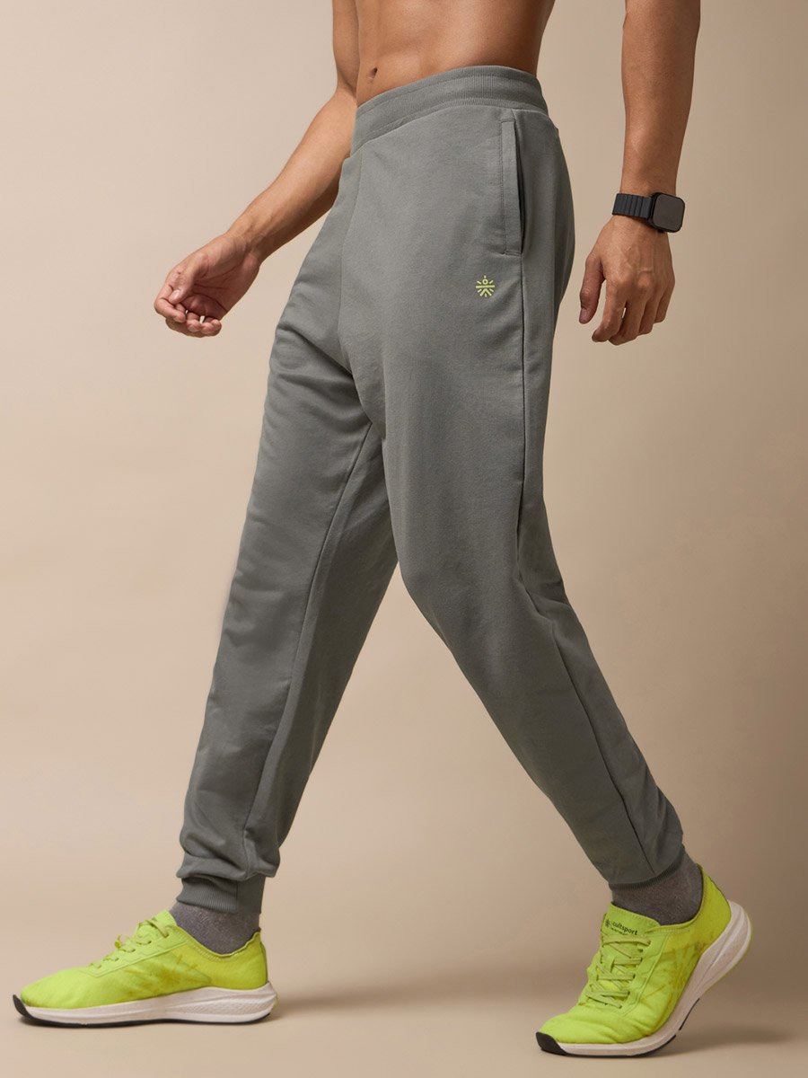 Men Grey Train In Joggers