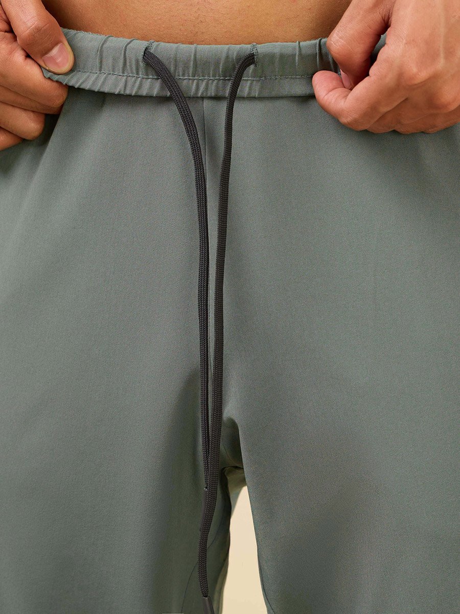 Men Olive Train Out Premium Track Pants