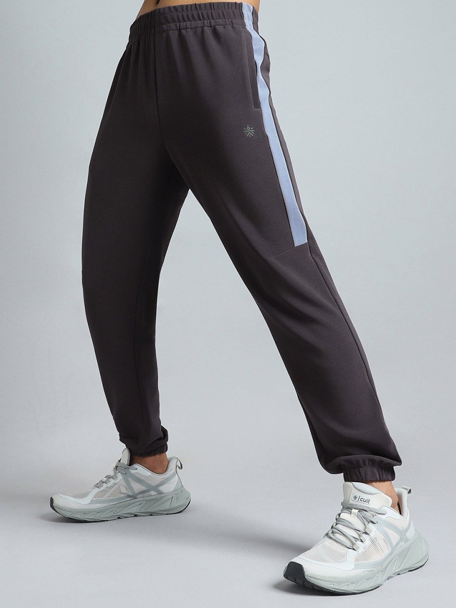 Men Dark Grey Training Sculpted Joggers