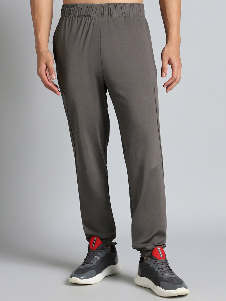 Men Dark Grey Pace Up Running Joggers