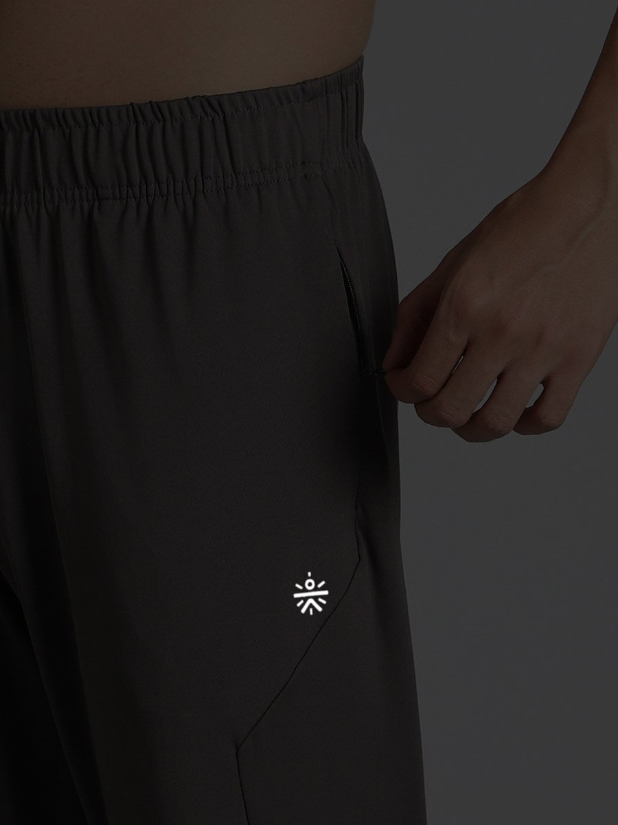Men Dark Grey Pace Up Running Joggers