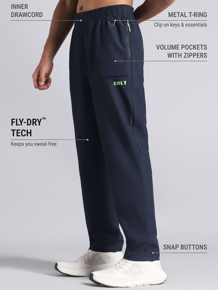 Men Navy City Commuter Track Pants