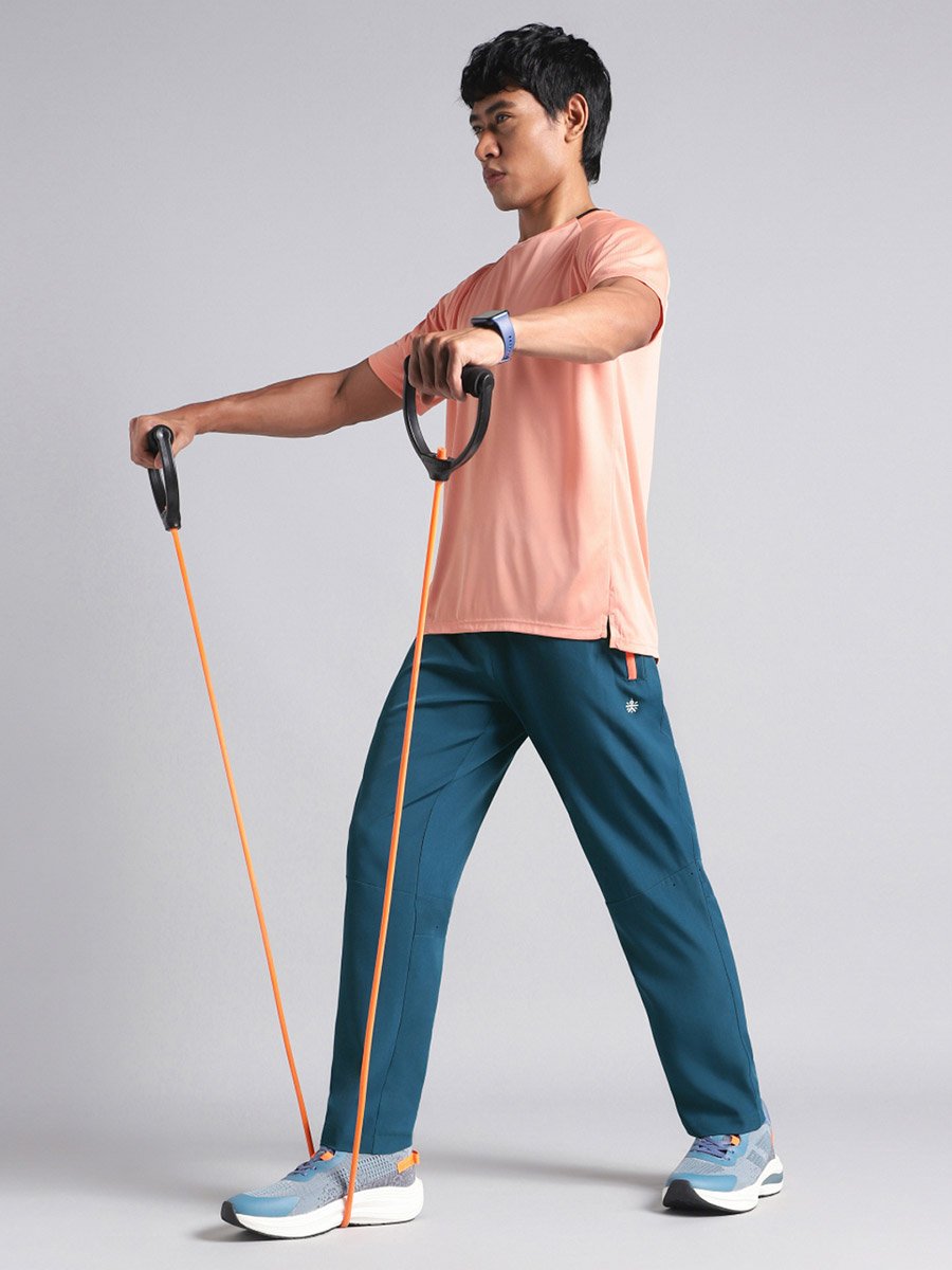 Men Teal Ultimate Training Track Pants