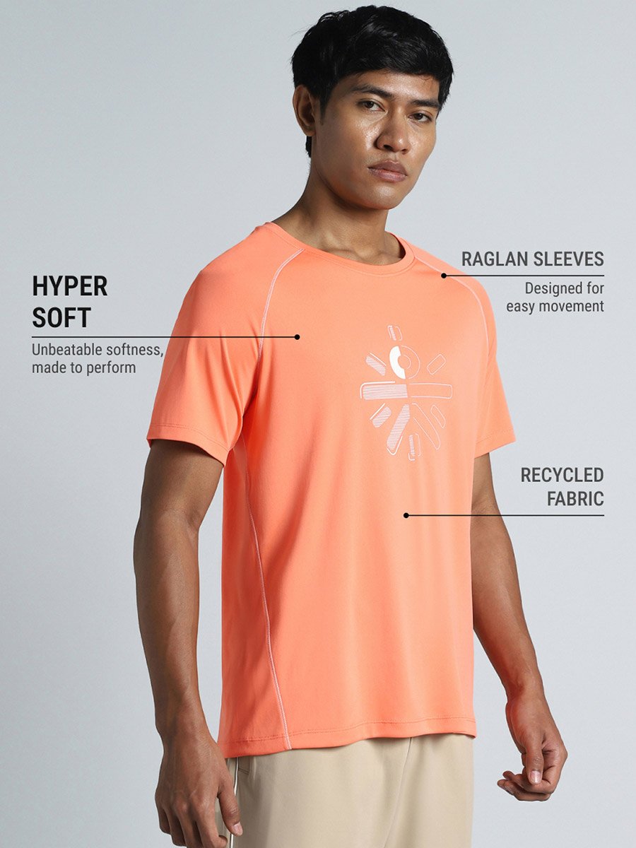 Men Raglan Sleeves Performance T-Shirt