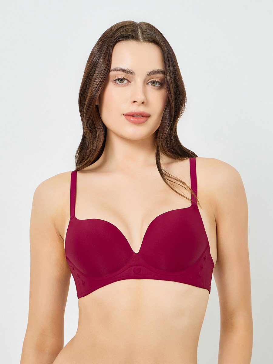 Pack of 3 - Padded Non-Wired Plunge Bra
