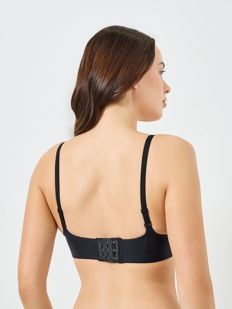 Pack of 3 - Padded Non-Wired Plunge Bra