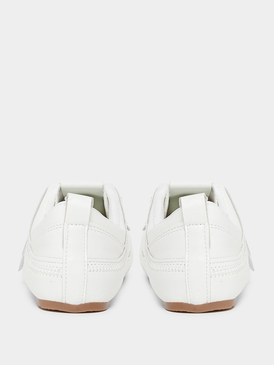 Textured Velcro Strap Sneakers