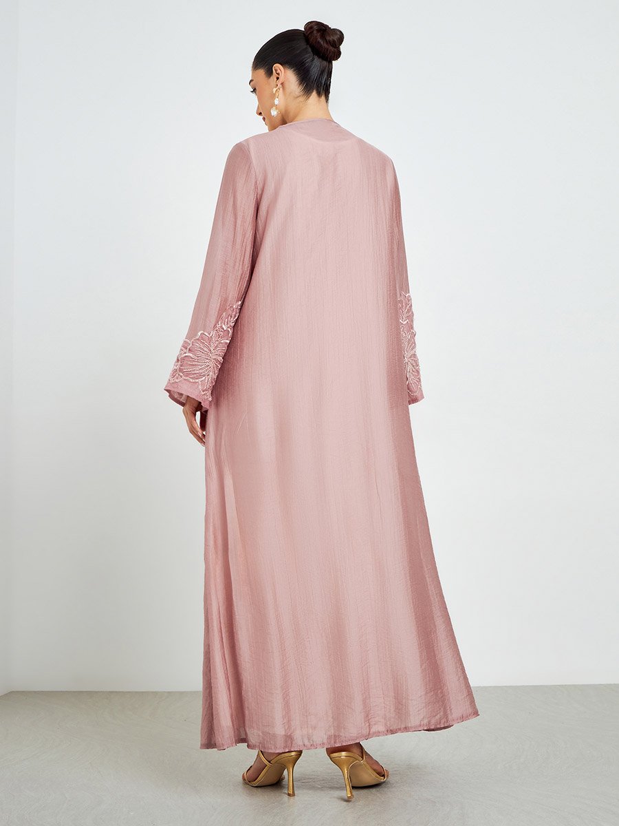 sachin and babi light blue dress Modest Dark Dusty Rose Abaya Dress 330010KGK