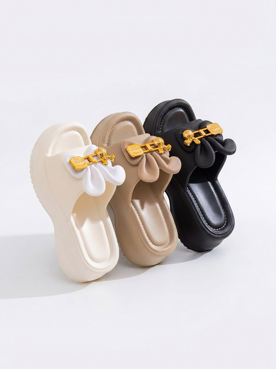 Black Bunny Ear Bedroom Slippers