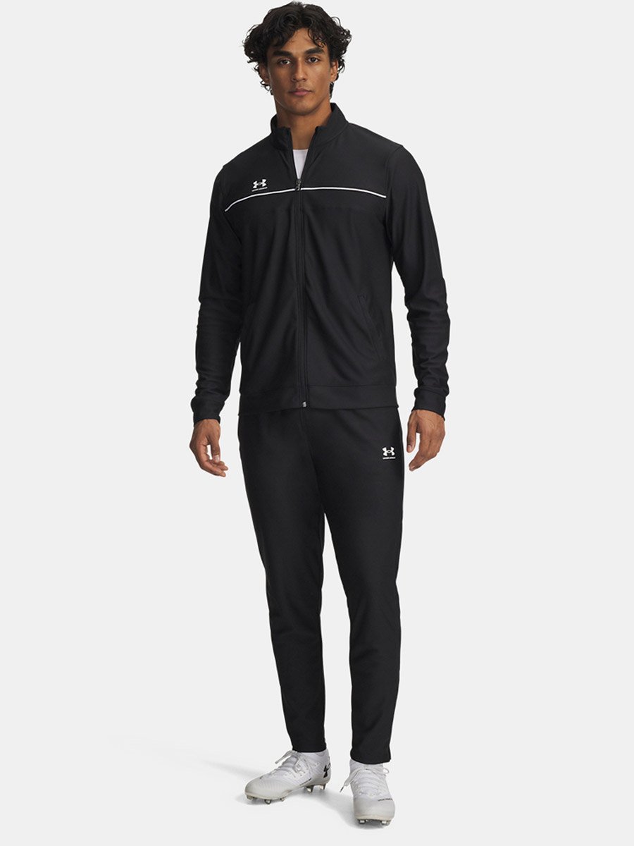 Men Black Logo Challenger Training Tracksuit