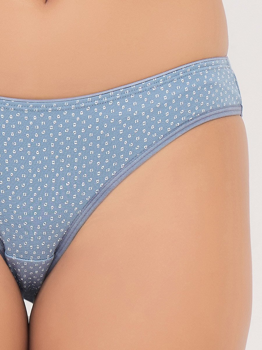 Pack of 3- Printed Low Waist Bikini - Cotton