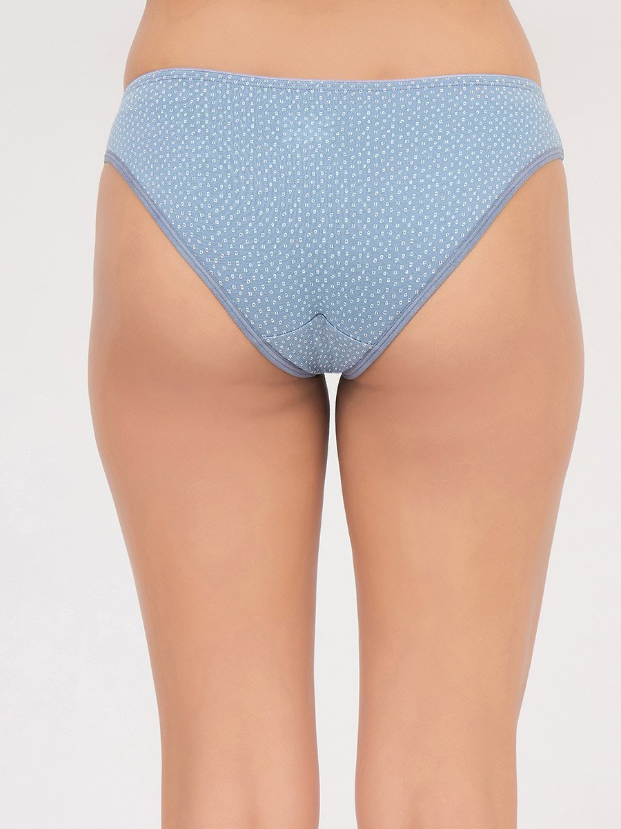 Pack of 3- Printed Low Waist Bikini - Cotton