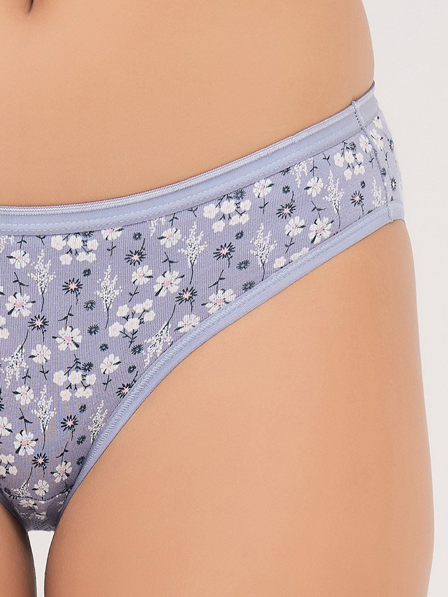 Pack of 3- Printed Low Waist Bikini - Cotton