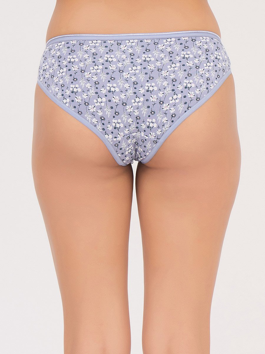 Pack of 3- Printed Low Waist Bikini - Cotton