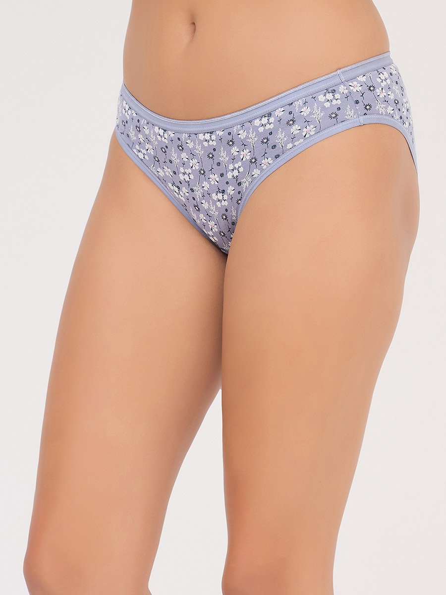 Pack of 3- Printed Low Waist Bikini - Cotton
