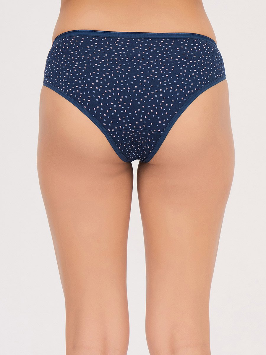 Pack of 3- Printed Low Waist Bikini - Cotton